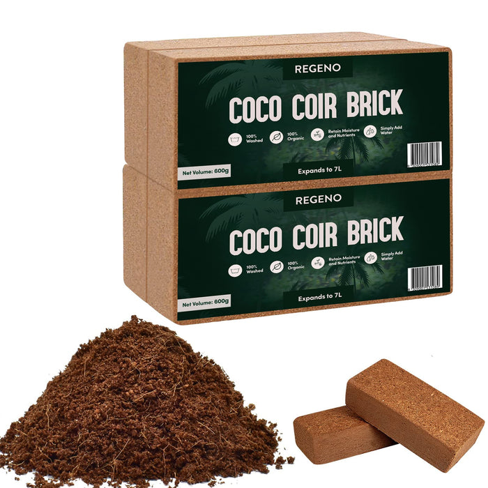 Coco Coir Brick - 600g - 7L - Multi-Pack